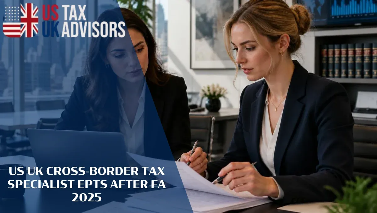 US UK Cross-Border Tax Specialist EPTs After FA 2025 |