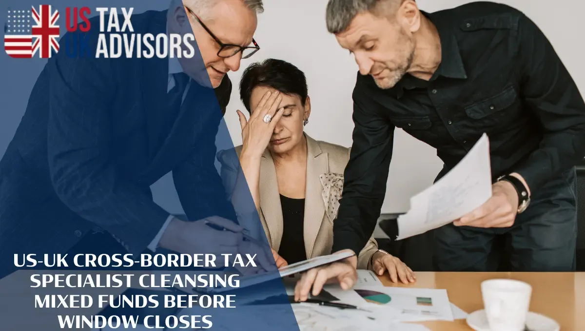 US-UK Cross-Border Tax Specialist Cleansing Mixed Funds Before Window Closes |
