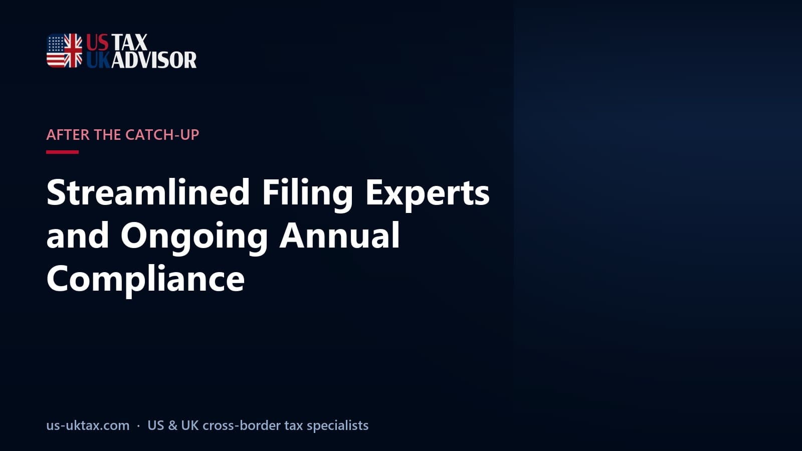 Streamlined Filing Experts and Ongoing Annual Compliance
